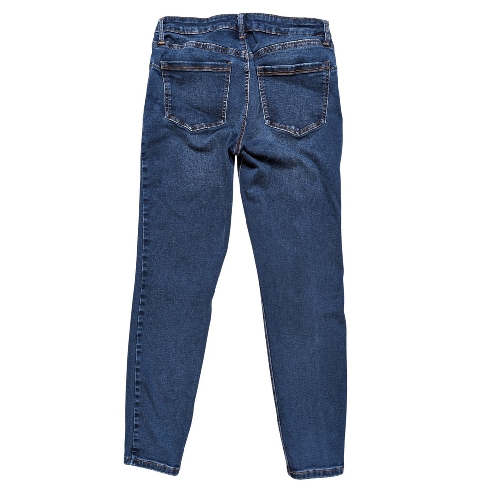 Reitmans R Jeans 29 Petit Cotton Bland Blue‎ Jeans Dark Wash Skinny Jeans